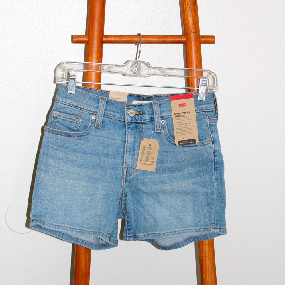 Levi’s, Blue, Denim Shorts.